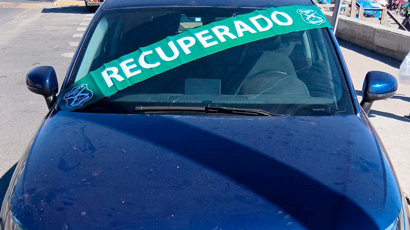 Vehículo robado en Reñaca es hallado en Ventanas