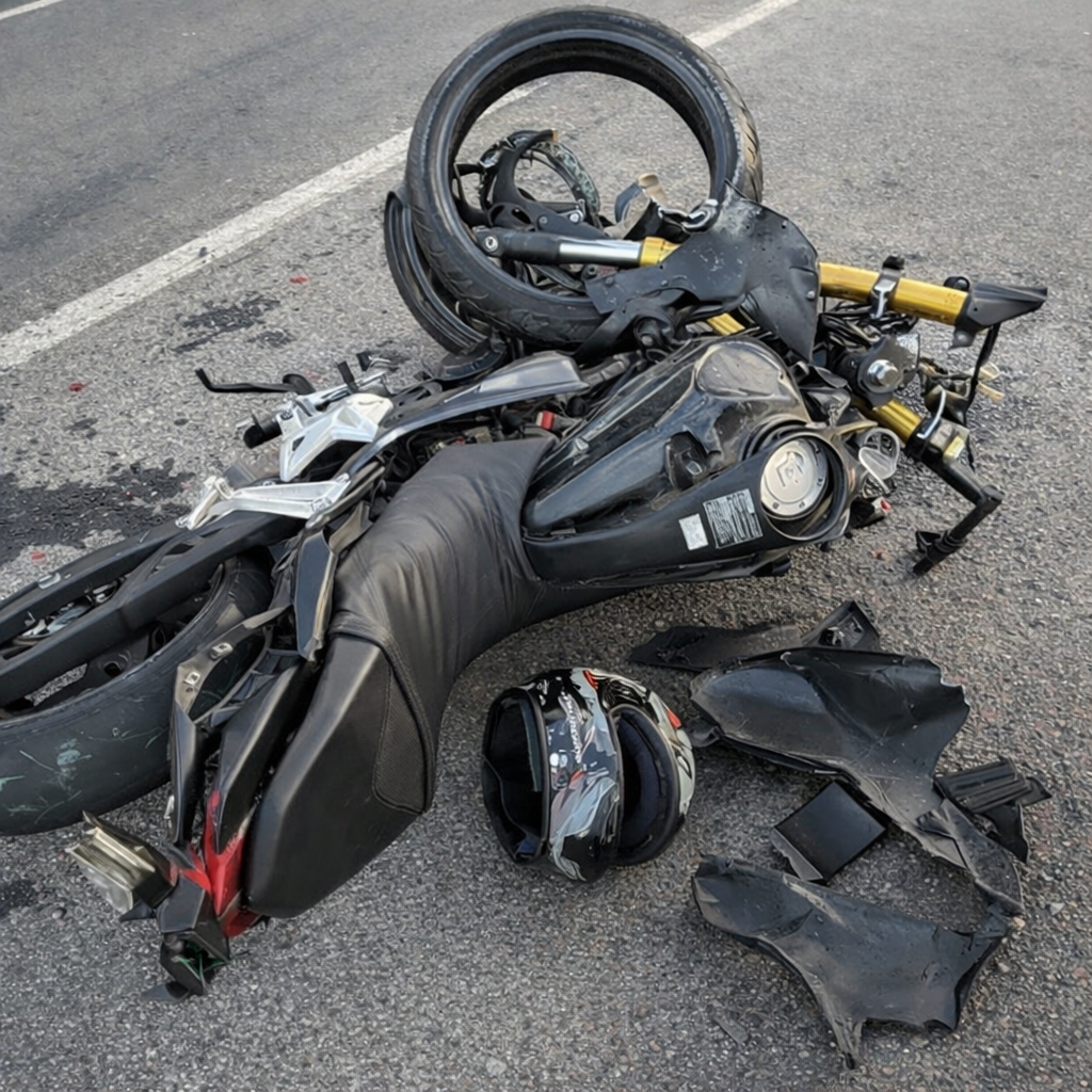 Motorista de 32 años permanece en riesgo vital tras violento choque en la Autopista Los Libertadores
