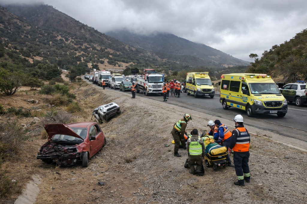 Fatal accidente en la bajada de Cuesta El Melón: un muerto y cinco lesionados
