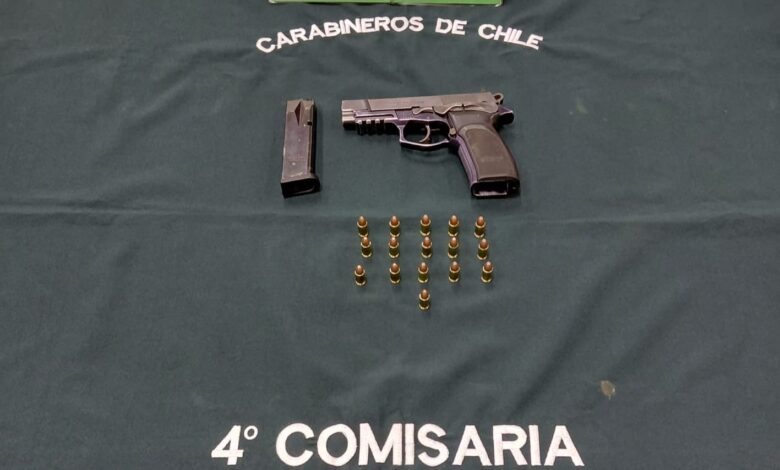 Persecución en Quillota termina con detenido armado tras fallido intento de fuga