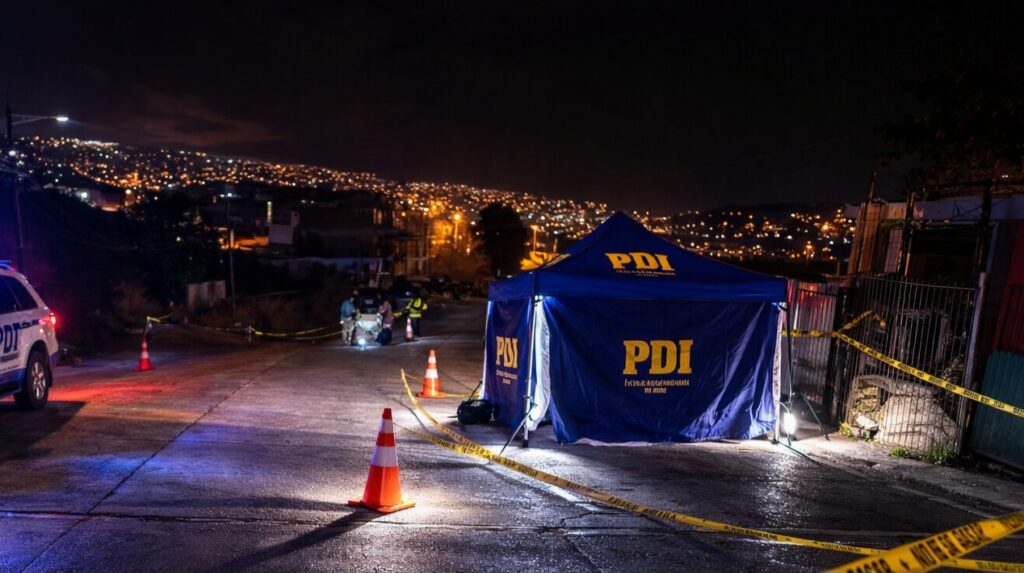 PDI indaga muerte de hombre hallado con heridas cortantes en Valparaíso