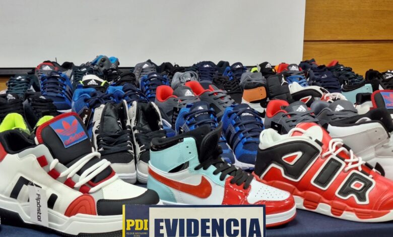 Puerto de Valparaíso: decomisan más de 16 mil zapatillas falsificadas valuadas en US$1 millón