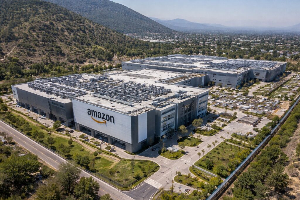Tribunal da luz verde a data center de Amazon en Huechuraba y rechaza reclamación ambiental