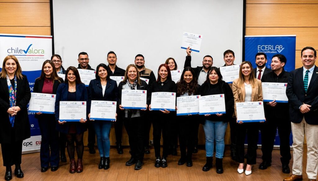 Más de 100 personas certifican competencias laborales en la región de Valparaíso