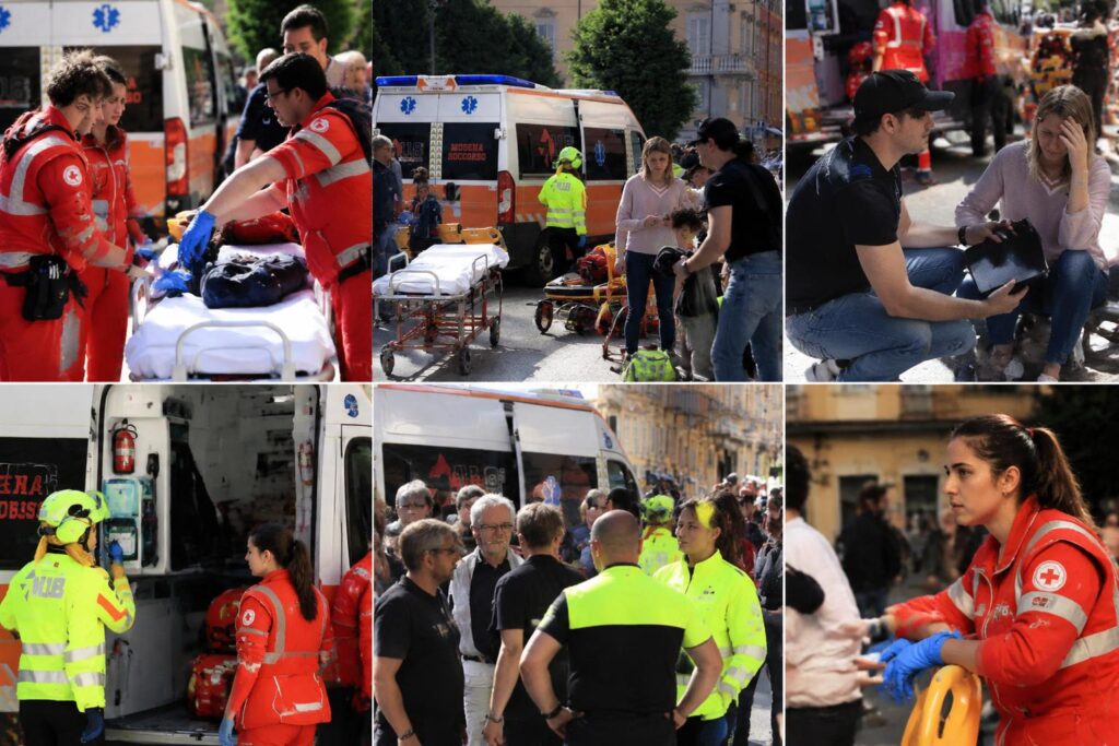Conductor atropella a ocho personas en el centro de Módena y desata alarma en Italia
