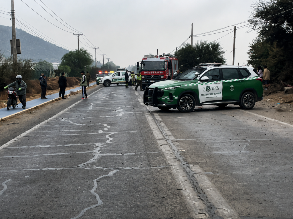 Niño de 5 años muere tras volcamiento en la Ruta Troncal 601 de Panquehue