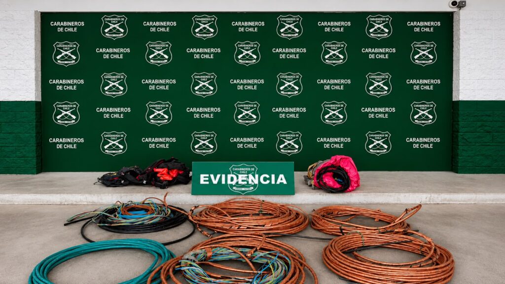 Control policial en Ruta 5 Norte permite recuperar cable sustraído a minera en La Ligua