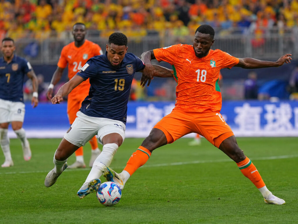 Amad Diallo castiga a Ecuador en el minuto 90 y da el triunfo a Costa de Marfil en el Mundial