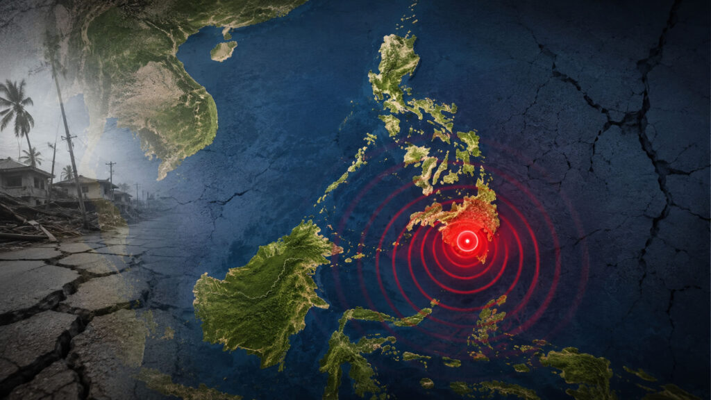 Fuerte terremoto de magnitud 7,8 sacude el sur de Filipinas y activa alertas de tsunami