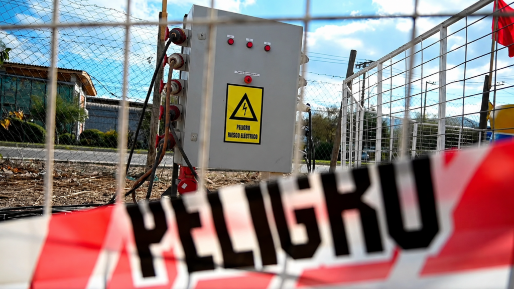 Chilquinta denuncia conexión eléctrica irregular en terreno de parque de diversiones de Quillota