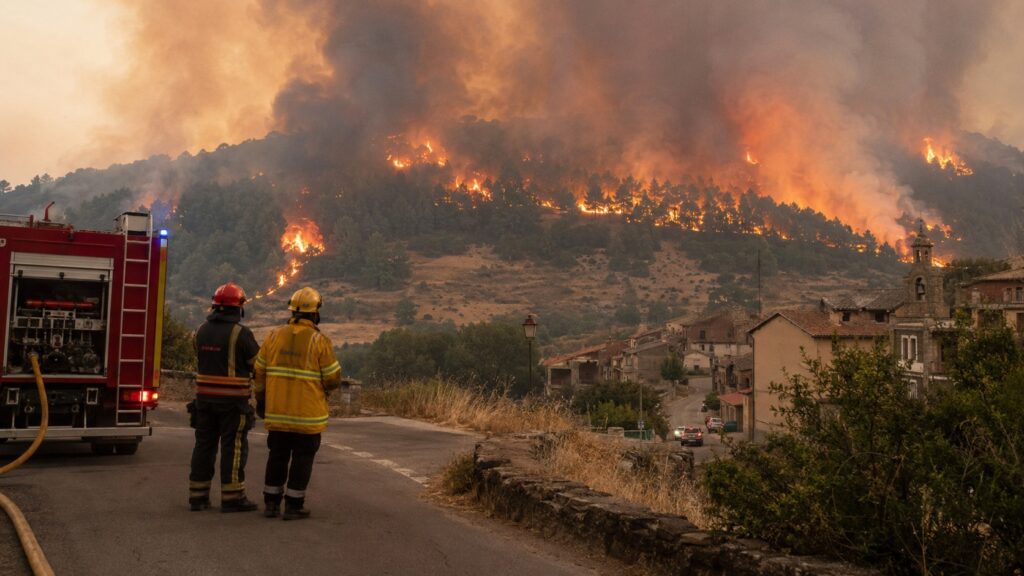 Incendios en España arrasan 77.000 hectáreas y dejan cerca de 106.000 evacuados o confinados