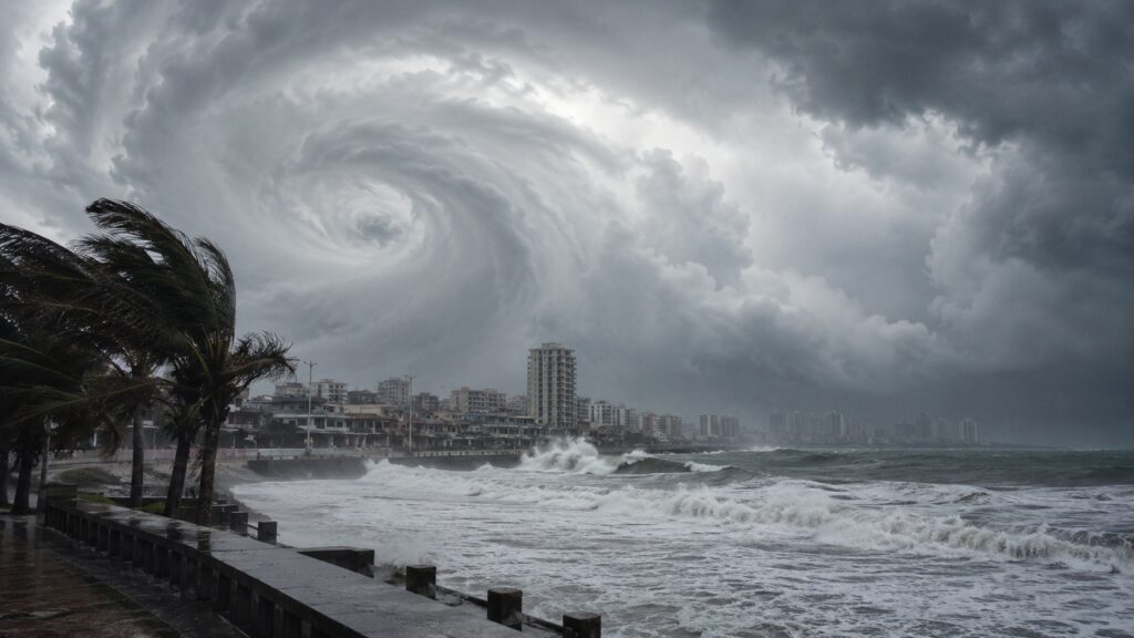 China mantiene alerta naranja por el tifón Bavi, que amenaza la costa de Fujian y Zhejiang