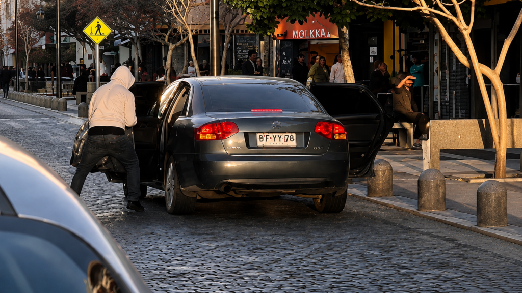 Violento robo afecta a joyería en pleno centro de Viña del Mar