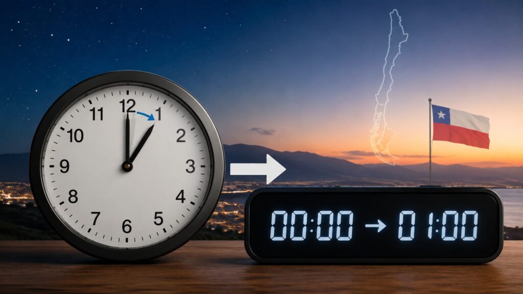 Cambio de hora en Chile 2026: cuándo se adelantan los relojes y qué regiones no deben hacerlo