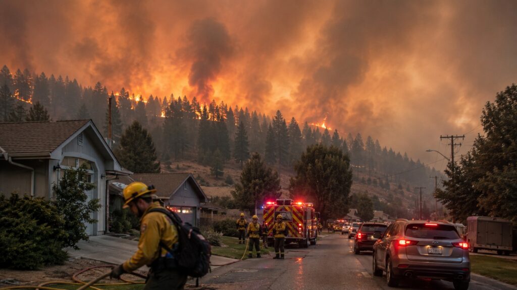 Incendios en Estados Unidos dejan más de 60.000 evacuados y hasta 700 estructuras destruidas