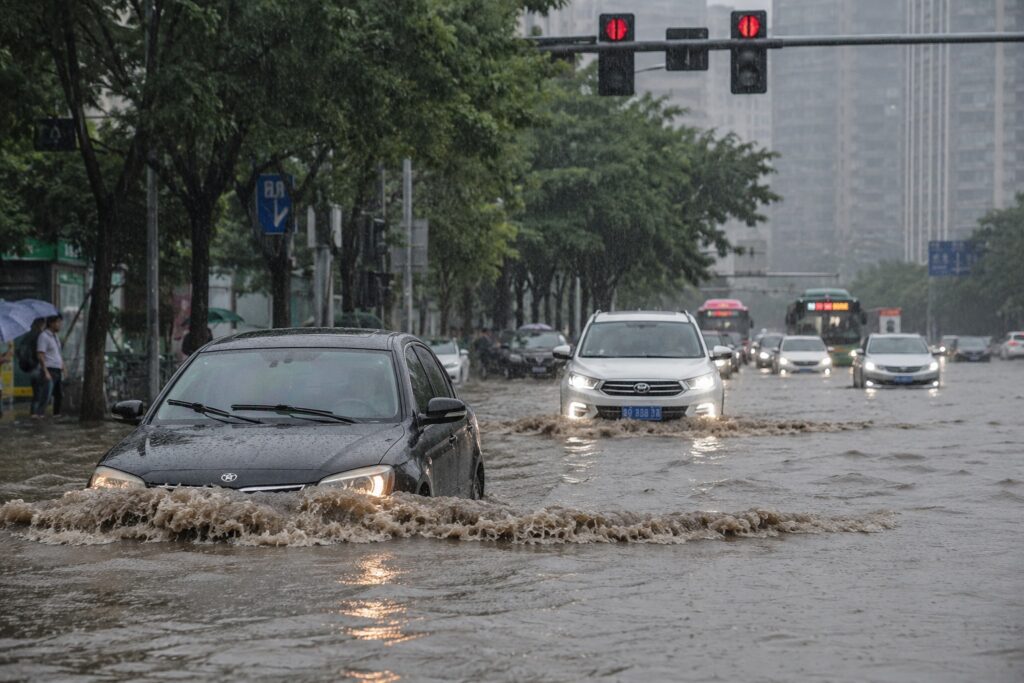 China activa alertas rojas por lluvias extremas: crecen los ríos y aumenta el riesgo de inundaciones