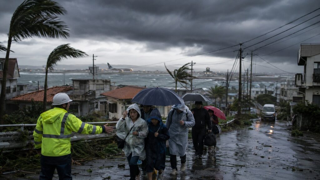 Tifón Dolphin amenaza el sur de Japón: evacúan a más de 5.000 personas