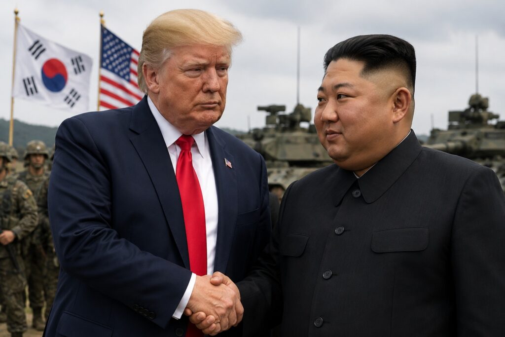 Trump pide bajar la intensidad de los ejercicios militares con Corea del Sur y vuelve a elogiar a Kim Jong-un