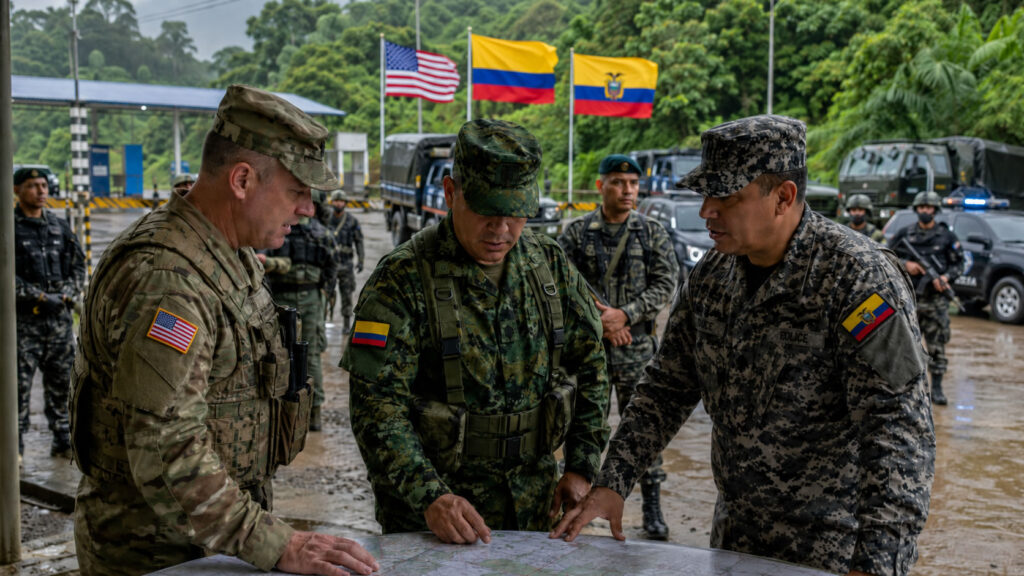 Estados Unidos, Colombia y Ecuador preparan ofensiva conjunta contra el narcotráfico en la frontera