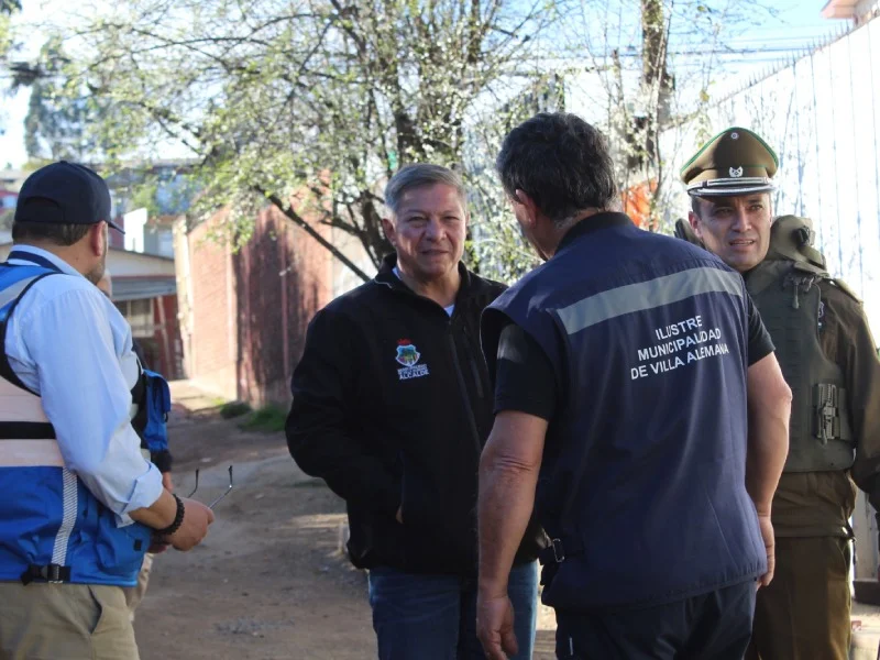 Operativos conjuntos en Villa Alemana dejan tres detenidos y recuperan espacio utilizado para consumo de drogas