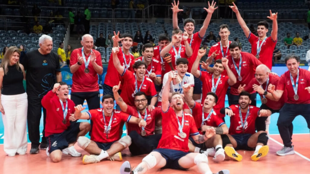 Chile hace historia en el vóleibol: Los Guerreros Rojos clasifican al Mundial de Polonia 2027