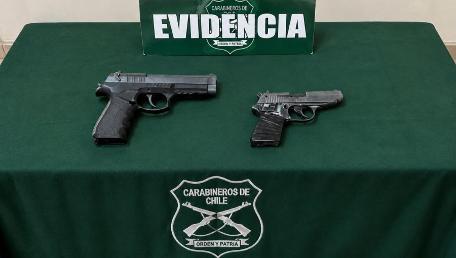 Olmué: cuatro detenidos tras ingreso a vivienda y Carabineros incauta armas modificadas aptas para disparar
