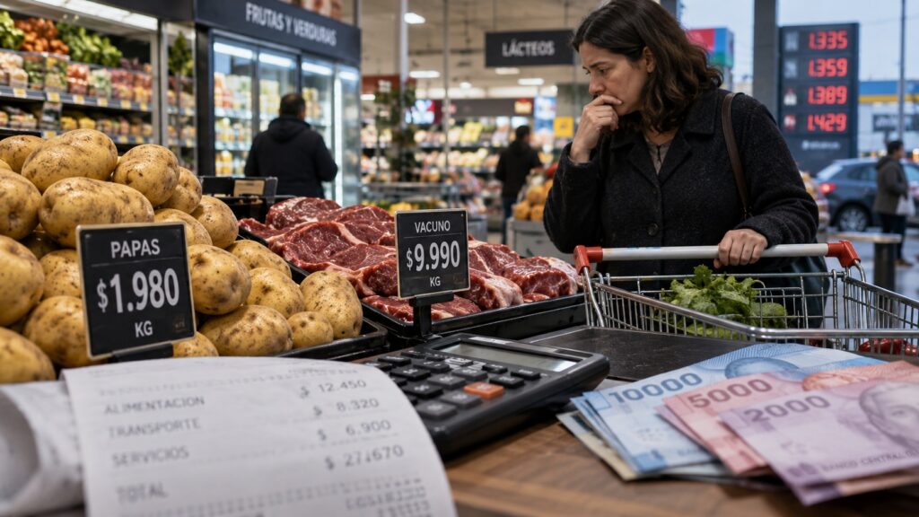 IPC de agosto sorprende al alza: inflación sube 0,6% y alimentos lideran las mayores variaciones