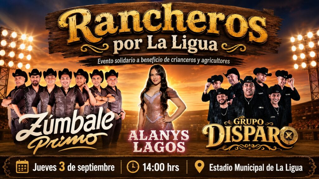 Rancheros por La Ligua”: artistas nacionales se reunirán en evento solidario para apoyar a crianceros y agricultores afectados por el temporal