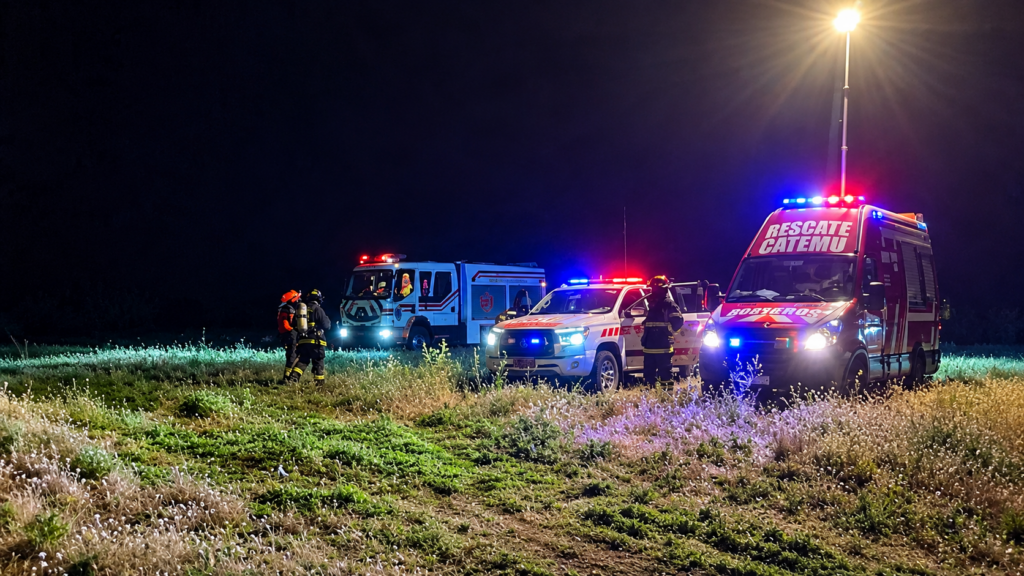 Posible deriva de pesticida afecta a tres personas en Catemu