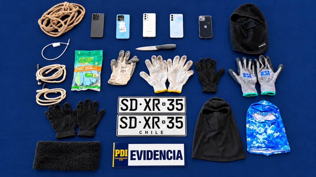 PDI detiene a cinco personas tras recuperar vehículo robado en Valparaíso