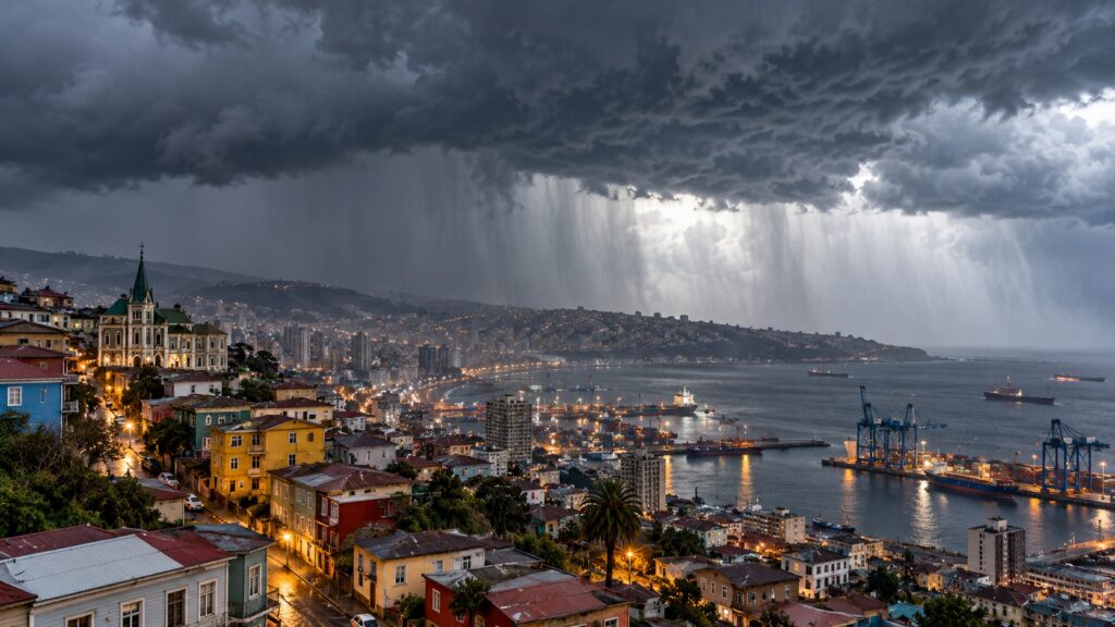 Gobierno declara Emergencia Climática Preventiva: Región de Valparaíso se prepara para intensas lluvias, tormentas y posibles aluviones