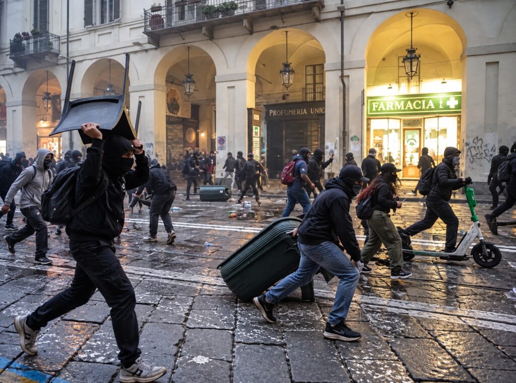 Italia vive jornada de fuertes protestas por el costo de la vida: disturbios en Milán y anuncian huelga general
