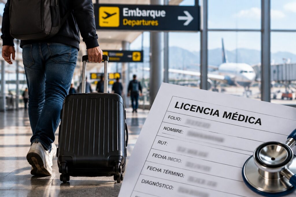 Más de 7 mil funcionarios públicos viajaron al extranjero con licencia médica en 2025: Contraloría revela fuerte baja, pero mantiene alerta por reincidentes